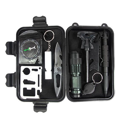 Набор инструментов для выживания на открытом воздухе, набор Fortress Multifunctional Knize Corporation Sos Sos Sos Emergency Guide