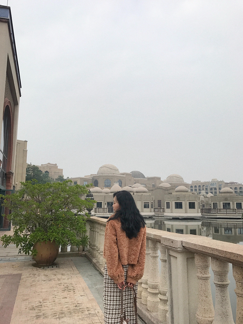 Độc quyền tự chế mùa thu và mùa đông mới hoang dã ấm áp giả lông áo khoác nữ áo khoác ngắn sang trọng vest dài tay áo khoác da lộn lót lông nữ