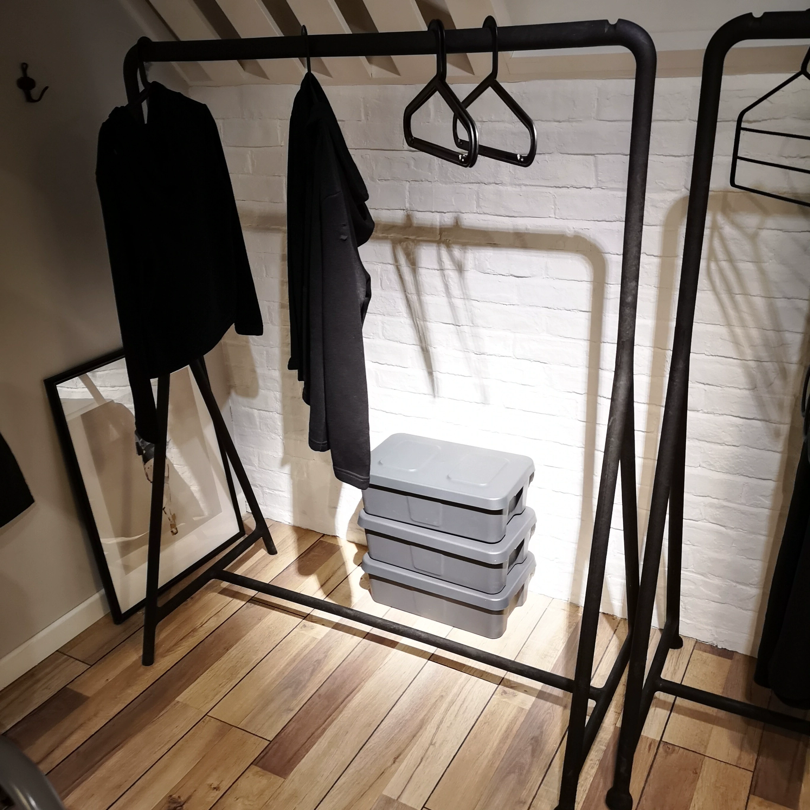 IKEA trong nước mua Terber sấy rack áo sàn rack quần áo lưu trữ lưu trữ rack khô quilt kệ - Hệ thống giá giặt