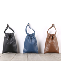  Nine places in the mountains handmade cowhide coin purse leather casual storage bag key bag card bag men and women couples