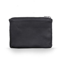  Sheepskin coin purse leather short wallet card bag simple original design for men and women couples