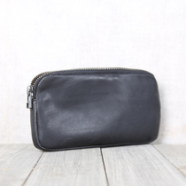  Nine original handmade leather wallets in the mountains wallets card baotou layer cowhide mobile phone bags for men and women couples