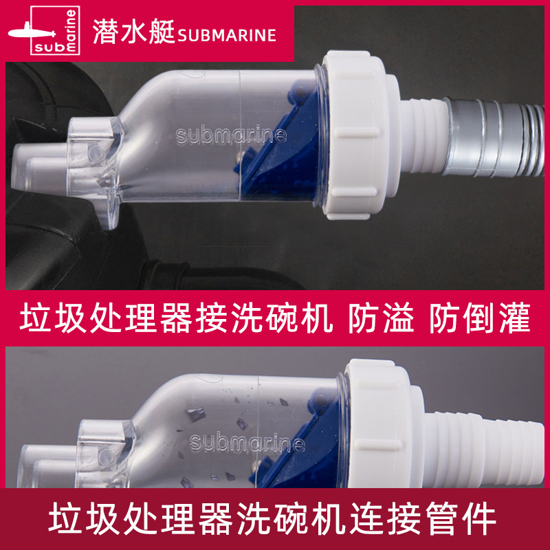 Dive Boat Official Flagship Store Dishwasher pick up Garbage Processor One-way Check Valve Backstop Valve Anti-Fall Irrigation Accessories