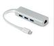 Порт Type-C 8153 Gigabit Plus 3.0Hub Silver Color