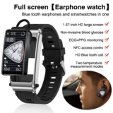 Уаш для наушников Smart Watch Bluetooth Call Call NFC наушники