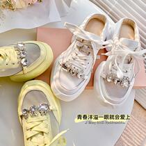 Mesh breathable sports sandals womens soft bottom light thick bottom Baotou summer rhinestone net red sandals super fire beach wear