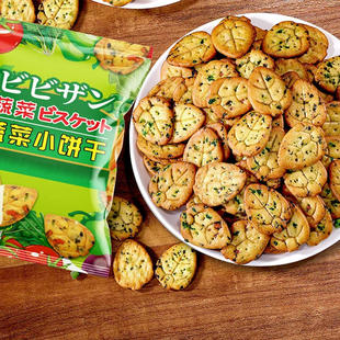 比比赞.蔬菜小饼干2包160克