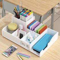 Chalk box storage box podium portable storage box podium blackboard eraser debris wooden box for students classroom