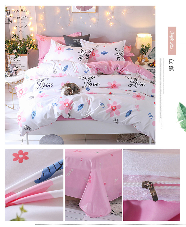 Khăn trải giường sinh viên 1,2 m bộ ga gối