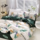 Trái tim cô gái màu đỏ trải giường bốn bộ 1.8 chăn trải giường sinh viên đơn ký túc xá 1,5 đơn ba mảnh