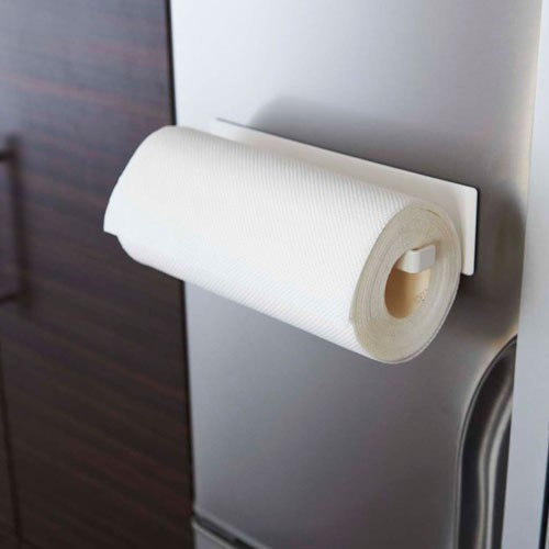 Japan Yamazaki industrial YAMAZAKIA refrigerator hanger side wall kitchen paper towel roll towel storage hanging plate