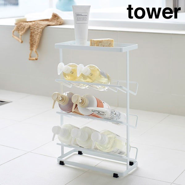 Japan Yamazaki Industrial Yamazaki Bathrooms Bathroom Racks BATH FINISHING RACK BODY LOTION Bath Lotion Containing layer rack