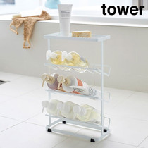 Japan Yamazaki Industrial Yamazaki Bathrooms Bathroom Racks BATH FINISHING RACK BODY LOTION Bath Lotion containing shelves