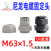 Nylon cable fixed head M63 * 1 5 plastic waterproof joint cable locking joint nylon Gülen joint