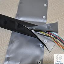 Black grey buckle type end with HPC-57 50 m sticky end with buckle type wire protection cloth wire protection belt