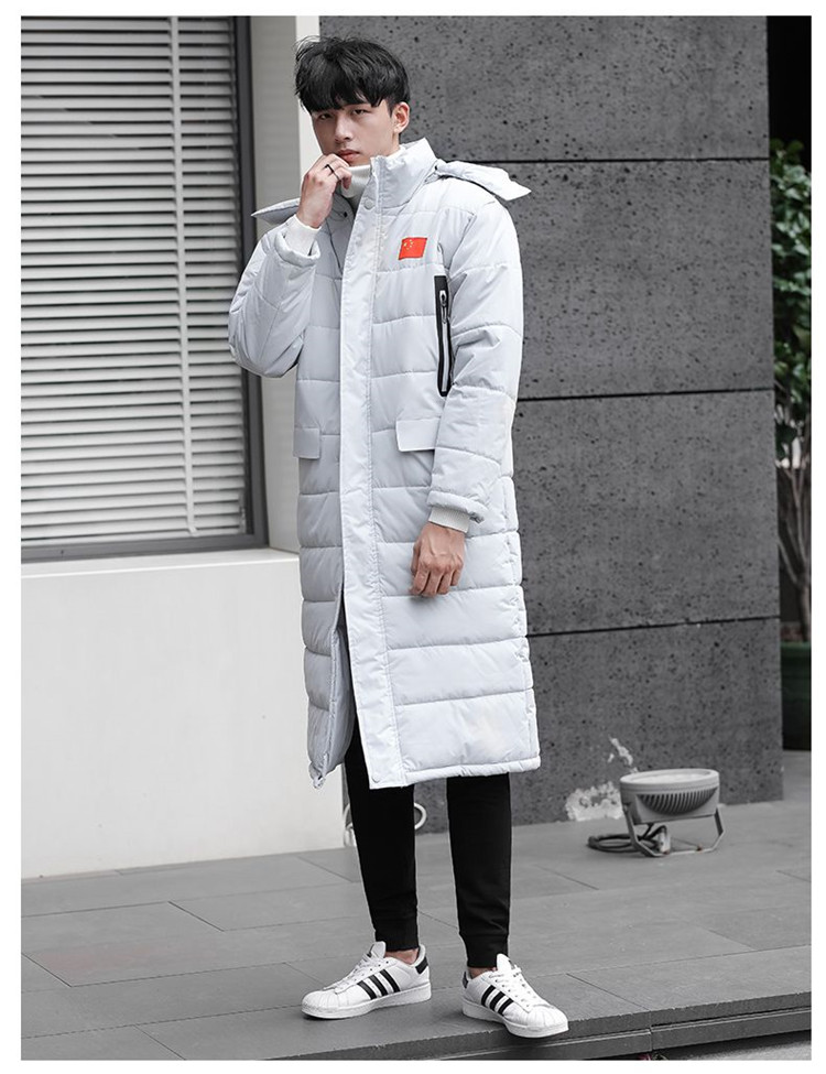 Vận động viên đội tuyển quốc gia áo khoác nam dài trên đầu gối phù hợp với đào tạo bóng đá trẻ em mùa đông đào tạo quần áo cotton áo khoác mùa đông áo phao zara