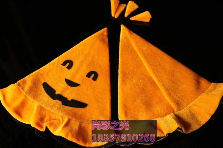 Halloween Pumpkin Hat Trang trí Lễ hội ma ma Biểu diễn Demon Party Dress Up Pumpkin Hat - Sản phẩm Đảng / Magic / Hiệu suất