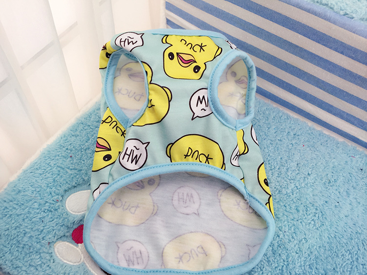 Mùa xuân và mùa hè mới chó cưng mèo Teddy hơn quần áo Xiong Bomei trang trí đại hoàng vịt vest thú cưng mùa xuân và quần áo mùa hè - Quần áo & phụ kiện thú cưng bộ quần áo thú cưng