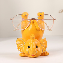 Glasses shelf Glasses shop display counter props display rack Baby elephant office desktop glasses frame cute ornaments