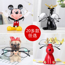 Creative cute glasses display shelf decorative display props Desktop glasses storage bracket Glasses shelf ornaments