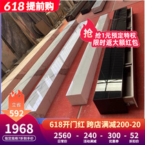 Bright Light Rock Plate TV Cabinet Ground Bench Modern Brief Living Room Solid Wood Light Lavish Floor Cabinet Background Wall Cabinet 3 m Custom