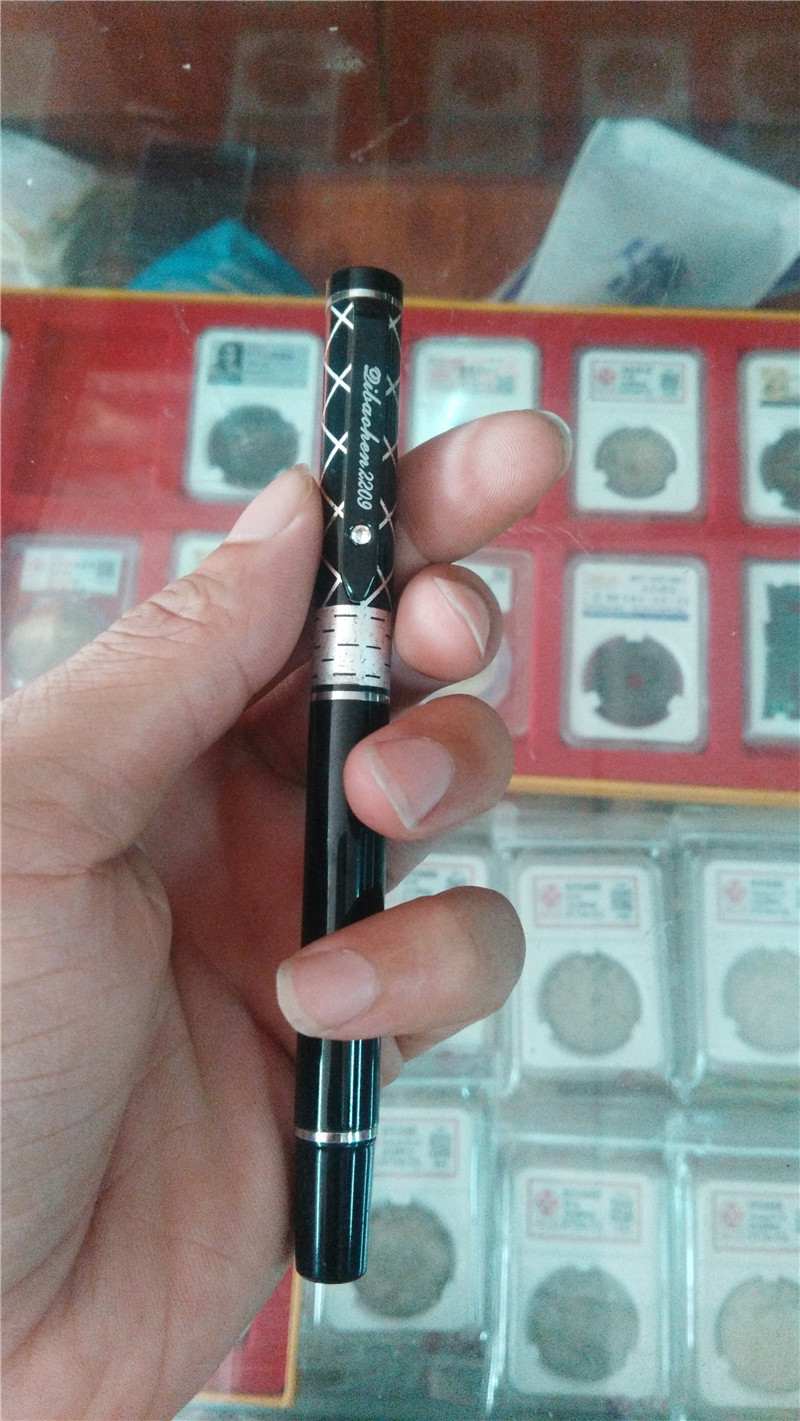 The Shanghai Qibao Steel Pen in a Pink
