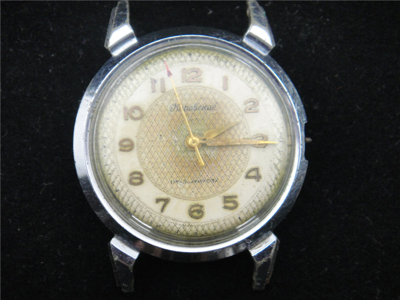 Rare beautiful fishing net tattoo surface Soviet mechanical watch movement has a number