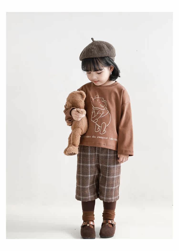 Детский осенний комбинезон, штаны, ретро комплект, бретели, в британском стиле, стиль     