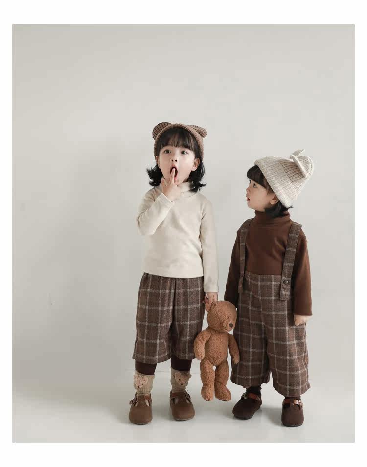 Детский осенний комбинезон, штаны, ретро комплект, бретели, в британском стиле, стиль     