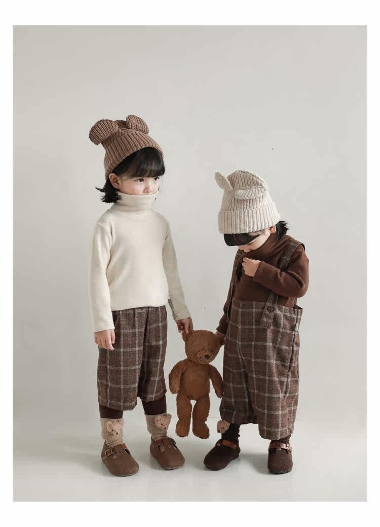 Детский осенний комбинезон, штаны, ретро комплект, бретели, в британском стиле, стиль     