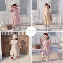 Young Yo-yo Clothes Summer Dress 2022 New Infant Vest Skirt Pure Cotton Girl Skirt Ocean Korean version