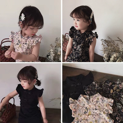 Детское ципао, платье, ханьфу, детская одежда, китайский стиль