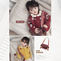 Young Yo-yo Girl Slanted Satchel Bag 2022 New Recessed Styling Children Womens Baby Mini National Anemone Handbag