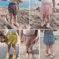Young Yo-yo Girl Shorts Wear 100 Lap Kiddie Summer Dress Woman Baby Foreign Air Pants 1-3-4 Year Old Tide Baby Shorts