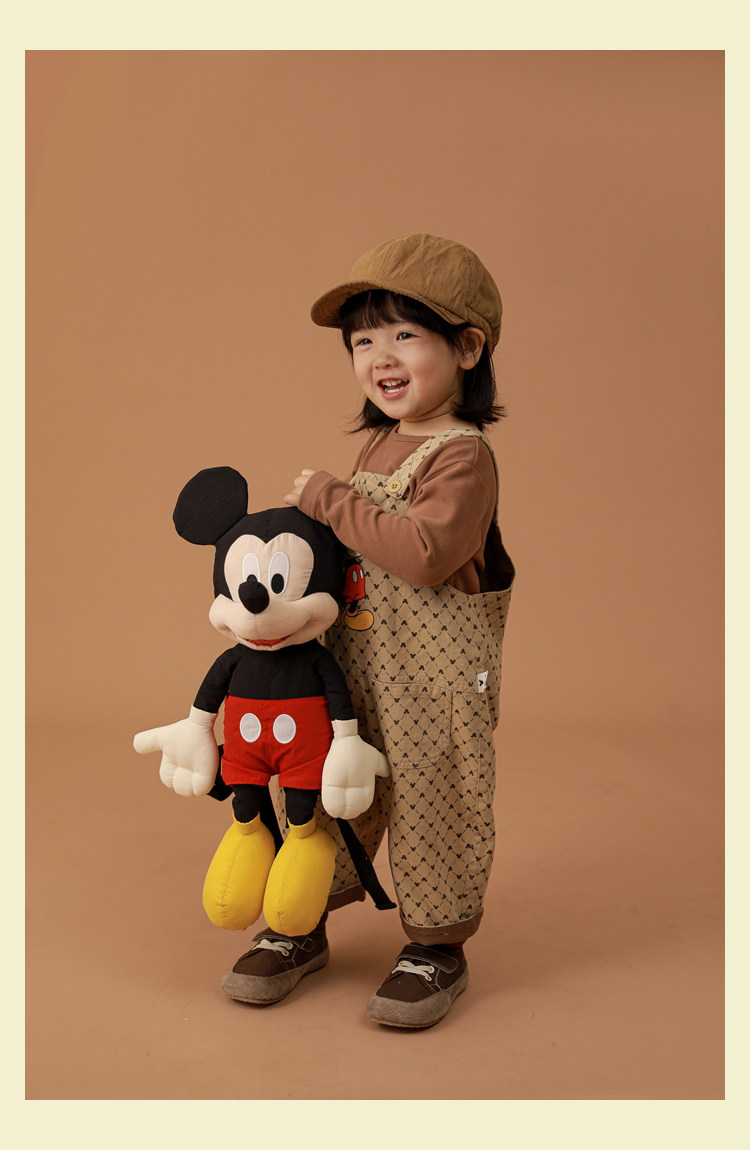 Дисней, детский ретро износостойкий комбинезон, повседневные брюки, штаны, Дисней Микки Маус, в корейском стиле yoehyaul/幼悠 