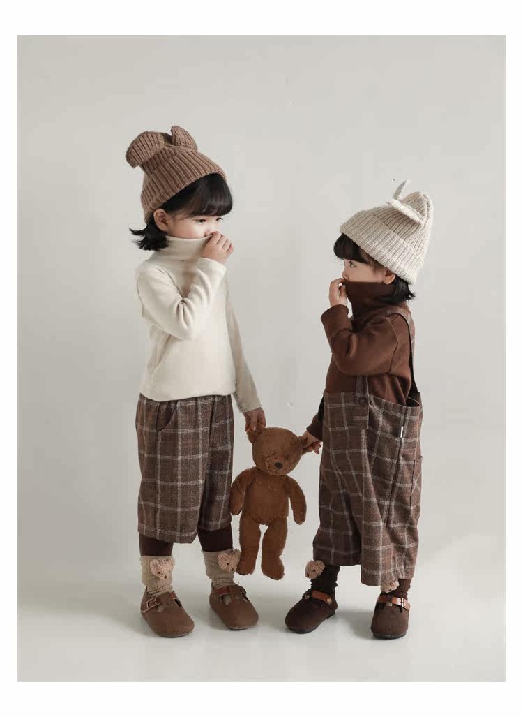 Детский осенний комбинезон, штаны, ретро комплект, бретели, в британском стиле, стиль     