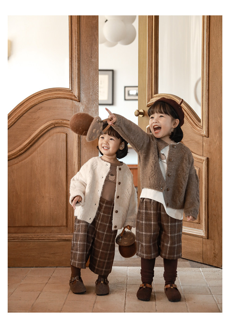 Детский осенний комбинезон, штаны, ретро комплект, бретели, в британском стиле, стиль     