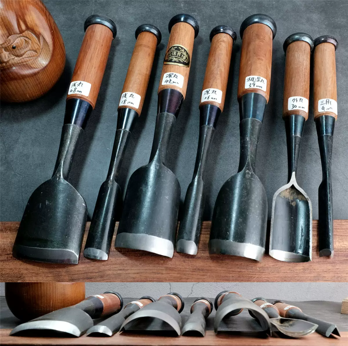 鑿 ノミ大工道具 ノミ 未使用 [弥右衛門] 鑿 10本組 大工道具 ノミ - 工具/メンテナンス