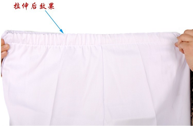 Quần y tá trắng thun eo bác sĩ quần công sở mùa đông hè màu xanh hồng kích thước lớn quần áo y tá áo trắng áo khoác nữ hàn quốc