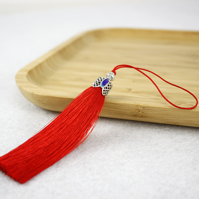 Premium Jingtai Blue Hat Ears Soft Smooth Ice Silk Streaming Su Satchel Trailer Hung Pendant Decoration Accessories Fragrant Bag Pendant