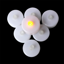 Halloween Jack-o-lantern candle Yellow electron candle Wedding birthday bar Romantic simulation candle with battery