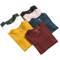 T026 source goods hand several simple simple and not out of date solid color slim short sleeve t-shirt