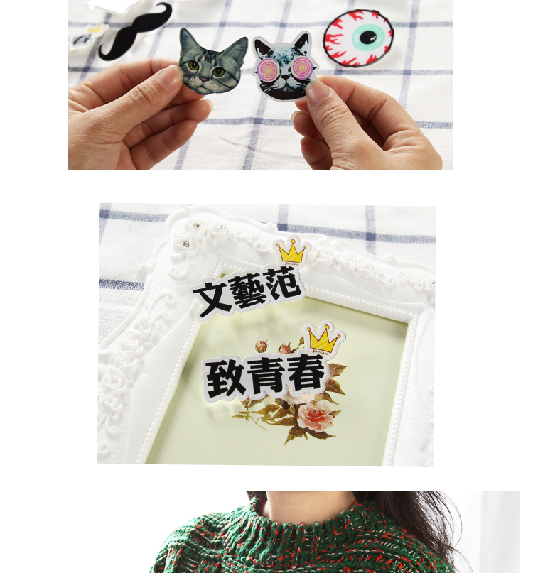 Broche Lovers en cristal artificiel - Ref 1175481 Image 16