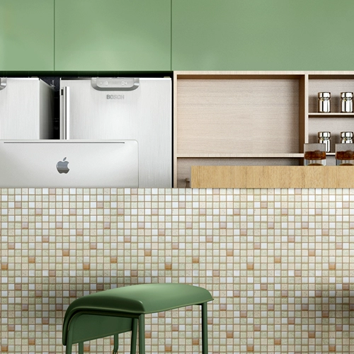 佳纷马赛克 Натуральная оболочка хрустальная стеклянная каменная головоломка Фоновая наклейка на стенах