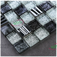 Jialu Mosaic Simple Wind Bento фоновая настенная бар Patsuma Black -Gray полосатой полосатый 2018 личный новый продукт.