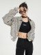 Nextdawn Short Chanel-Style Jacket, Niche Design, High-End Feel, Versatile for Spring and Autumn, Casual Jacket Top for Trendy Women