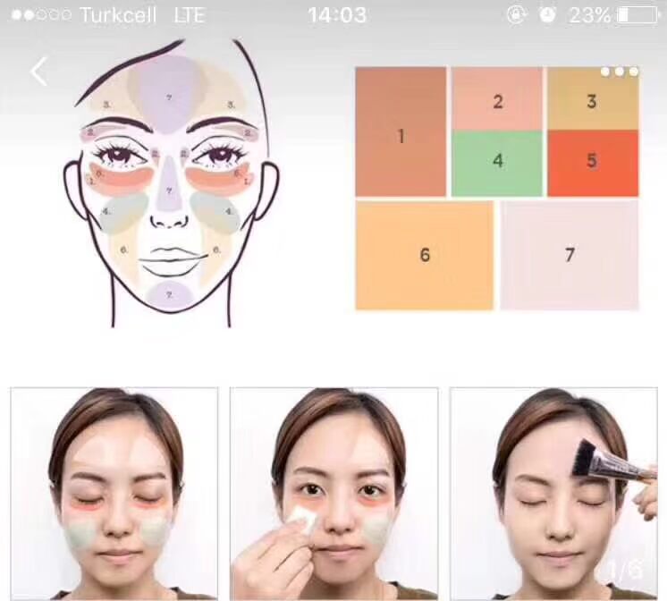 Điểm thứ hai tóc stila che khuyết điểm bóng mắt đỏ mặt tất cả trong một khả năng sửa chữa bảy màu kem che khuyết điểm innisfree