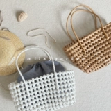 Сумка через плечо, пляжная корзина, французский стиль, пляжный стиль