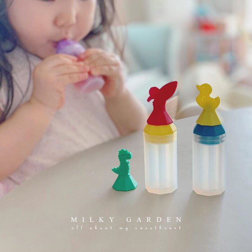 milky garden high face value minnow silicone baby boy feeding drug themeber baby dropper can suck multifunction-Taobao