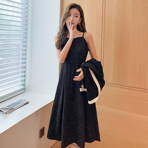 South Island Wind Large Size Women Fat Sister mm Long Skinny Dress 2021 Autumn New Joker Skirt